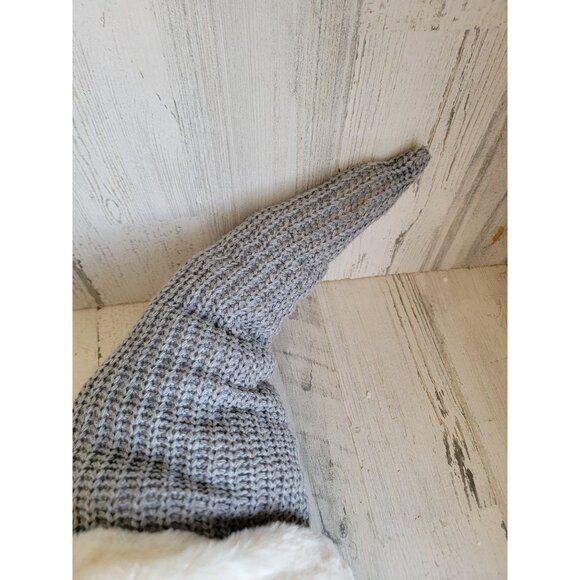 xmas gnome plush blue santa pillow Xmas home before - Picture 5 of 10